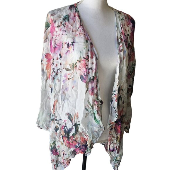 Karen Millen Beach Club Drop Front Kimono NWT Size M/L - Picture 1 of 6